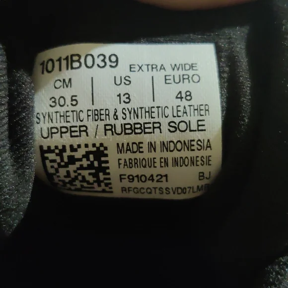 Asics Men's Gel-Contend 7 Running Shoes, Color black -whiteSize 13 Men's, New - Picture 12 of 12